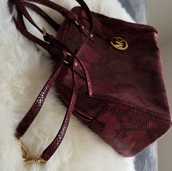 Michael Kors Leather Satchel - Picture 1 of 11